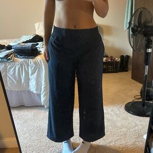 CALIA by Carrie Underwood Navy Blue Crop Pants